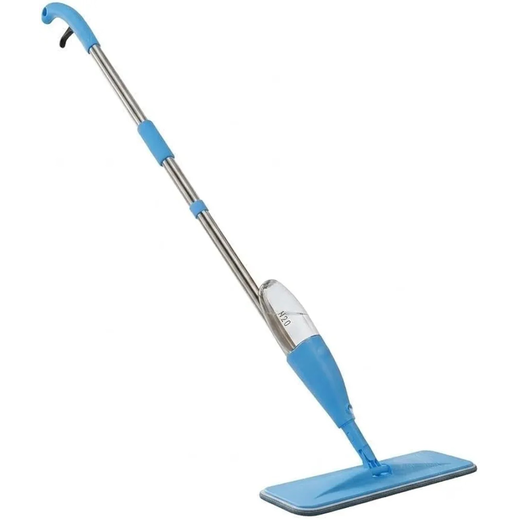 Stainless Steel Spray Mop with 360° Rotating Flat Head, Refillable Water Spray Bot - Image 4