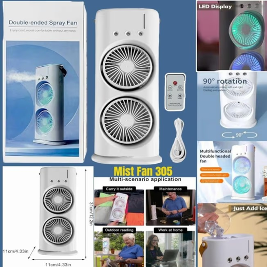 DOUBLE ENDED SPRAY FAN