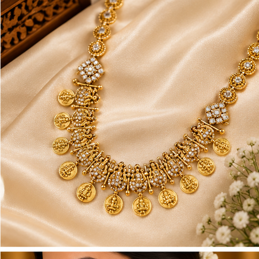 Matte finishing new design Bottumala Long Haram Necklace - Image 2