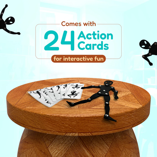 FLYI Roboman Action Toy with 24 Activity Cards (3+ Years) - Image 2