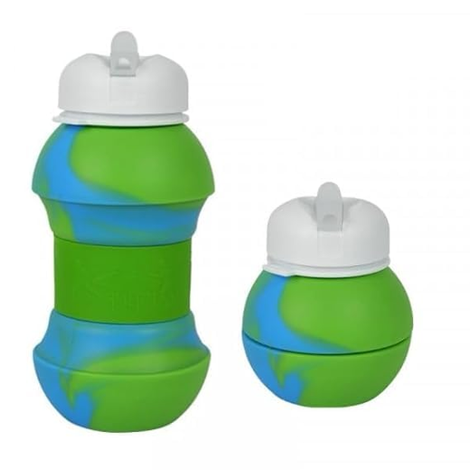 Silicone Foldable Sports Water Bottle