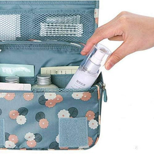 Nylon Hanging Toiletry Cosmetic Bag - Image 2