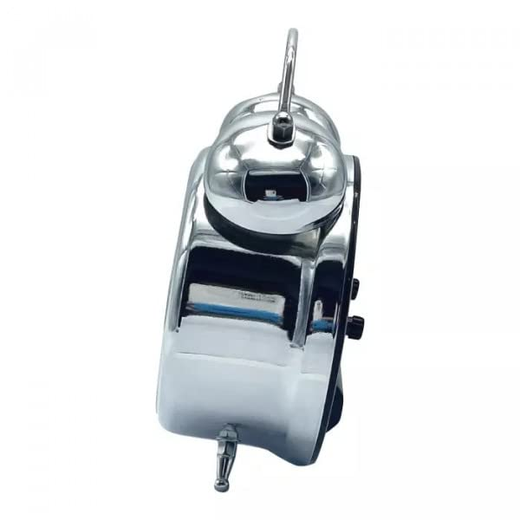 Silver Twin Bell Alarm Clock - Image 3