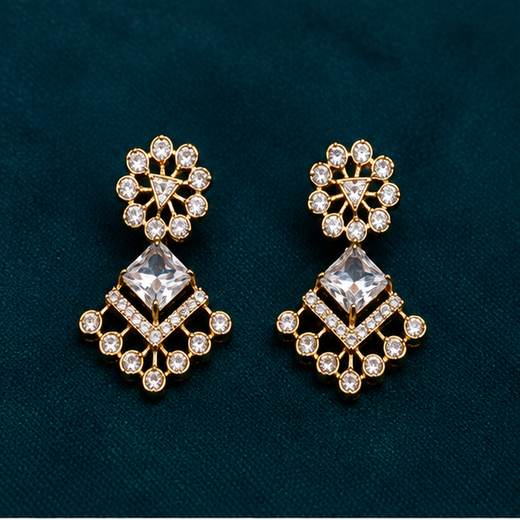 Matte Finishing Earring