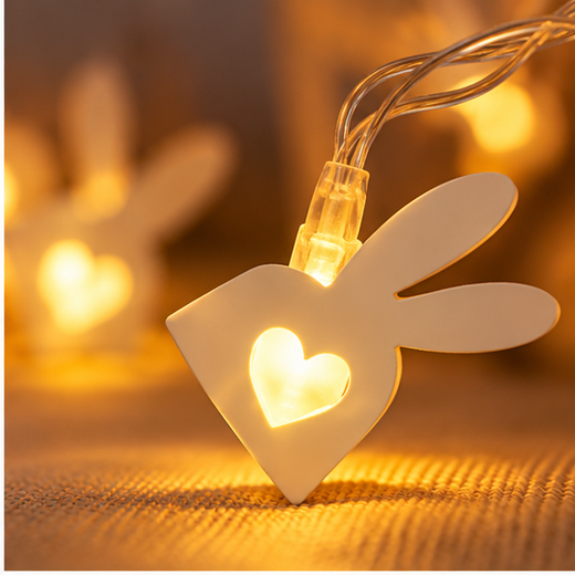 Wooden Rabbit String Light (14L) ✨🐰 - Image 2