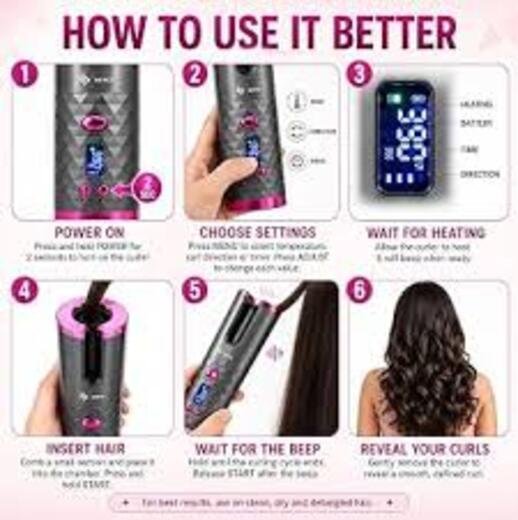 Wireless USB Auto Curler - Image 4