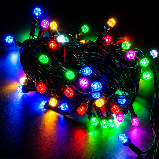 26M Diamond Multicolour String Light (60 Bulb) (Print: 35M) ✨