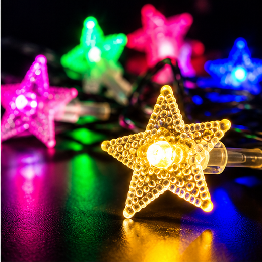 Multicolour Star String Light (14 Stars) ✨ - Image 2