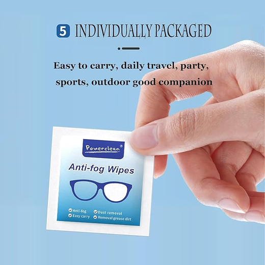 100 Pcs Anti Fog Wipes for Glasses