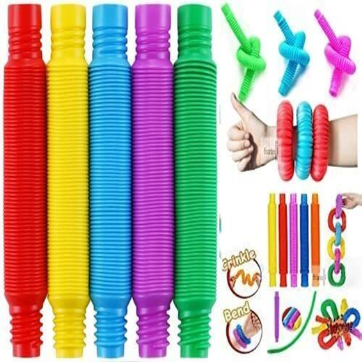 Big Fidget Pop Tube Ring (Set of 6) - Image 2