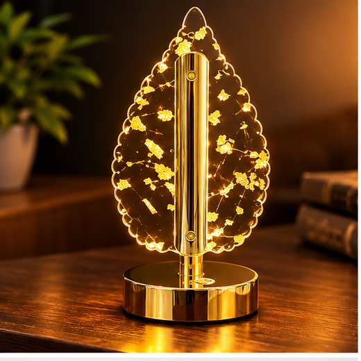 Leaf Design LED Touch Lamp ✨ - Image 3