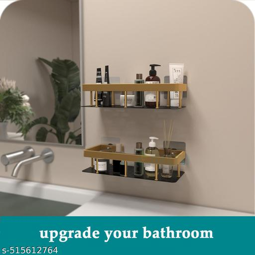 Golden Bathroom Shelf 270 (Pack Of 2) - Image 3