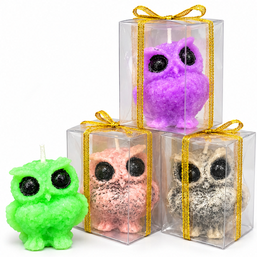 Owl Candle Small (Size: 2.5*2 Inch) 🦉
