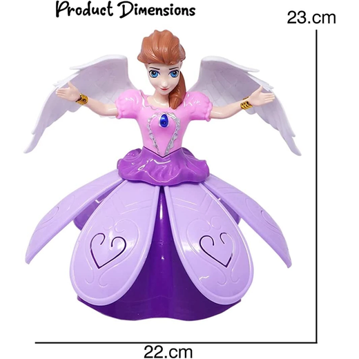 360 Degree Rotating Lighting Angel Girl