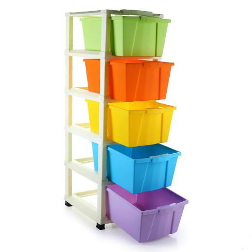 5 Layer  Drawer Container Modular Storage box