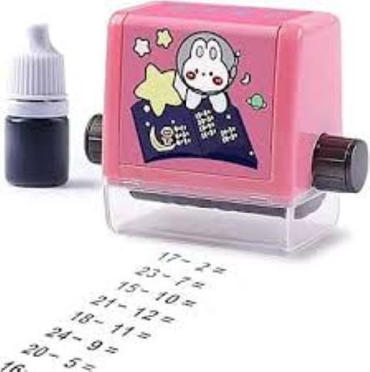 (-) Subtraction Rolling Stamp