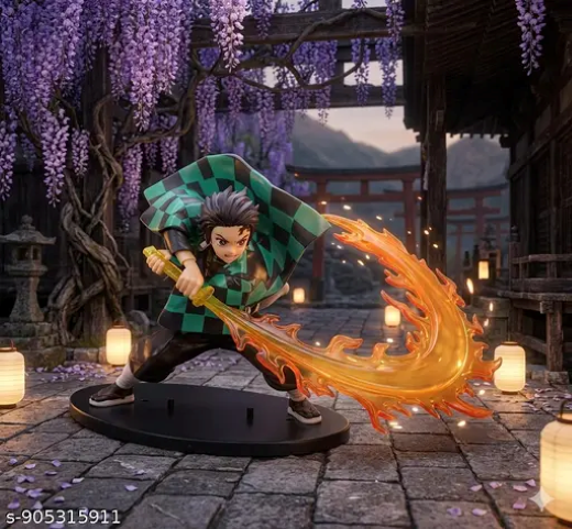 Tanjiro Hinokami Kagura Flame Effect PVC Figure - Image 4