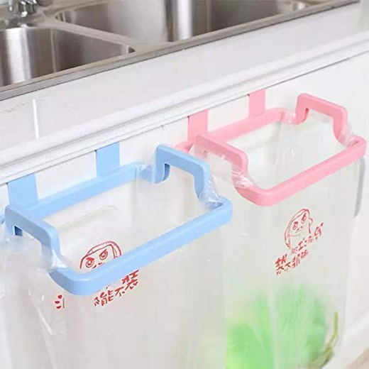 Kitchen Plastic Holder Garbage Bag Rack Hanger Holder - Image 4