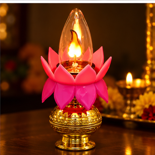 Kalash Lotus Flickering Pooja Stand 🪷 - Image 4
