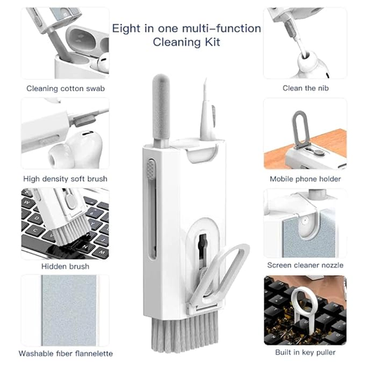 8in1 Airpods, Keyboard & Mobile Cleaning Brush Kit - Image 3