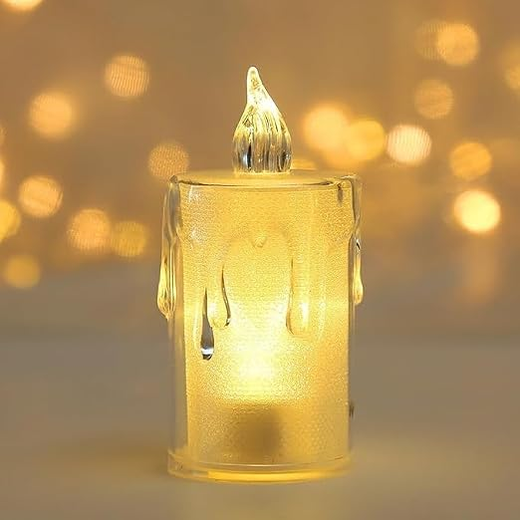 LED Crystal Candle Light (pack of 6) - Image 2