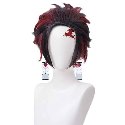 Tanjiro Wig net Price 425 - Image 2
