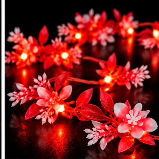 32 Bulb Red Light Patta String Light ✨ - Image 2