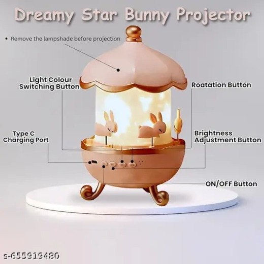Rabbit Night Light Projector - Image 4