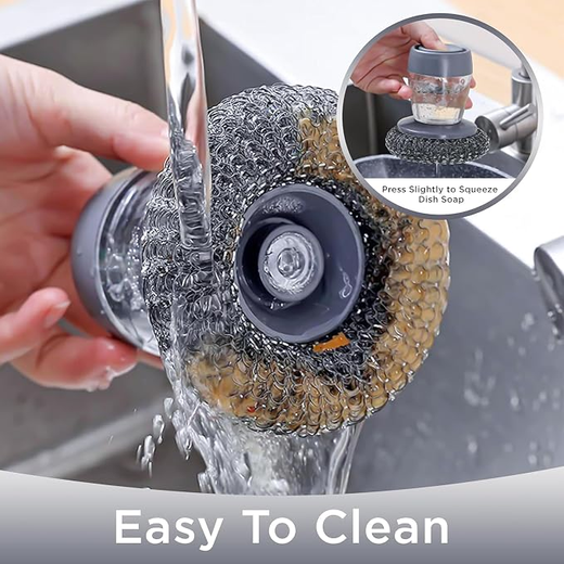 Kitchen Soap Dispensing Plam Brush - Image 3