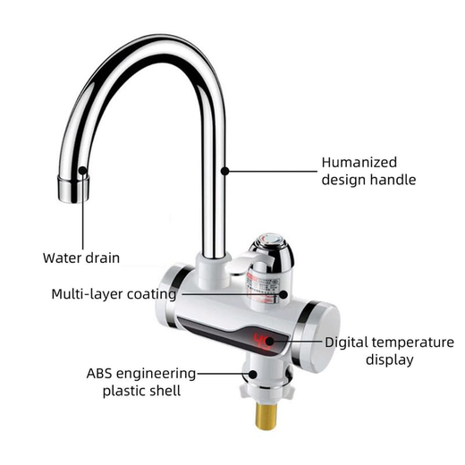Wall Mounted Instant Water Geyser - Image 4