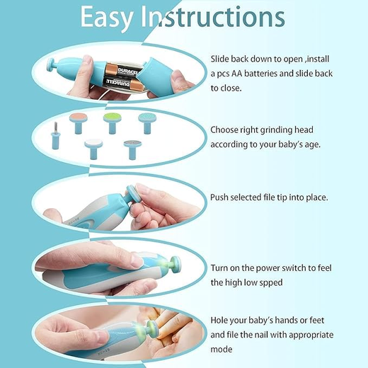 Baby Nail Trimmer With 6 Grinding - Image 2