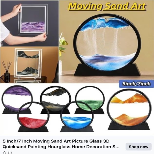 3D Mobile Sand Painting