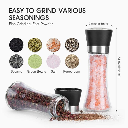 Glass Salt and Pepper Grinder - Image 4