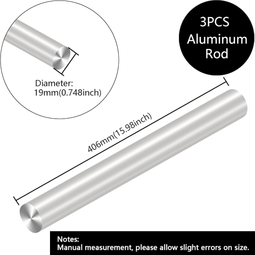 3PCS Aluminium Rod - Image 2