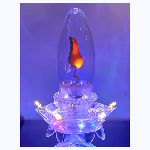 Multicolour LED Flickering Kalash ✨- (1 Piece) Size: 18CM - Image 2