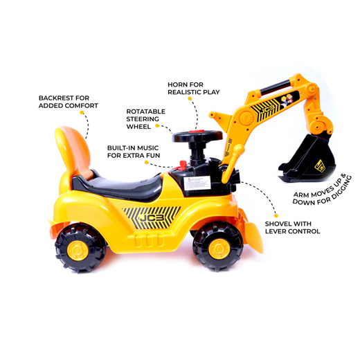 FLYI Construction Vehicle 4K JCB Toy Construction Fun Toy for Kids(3+ Years) - Image 3
