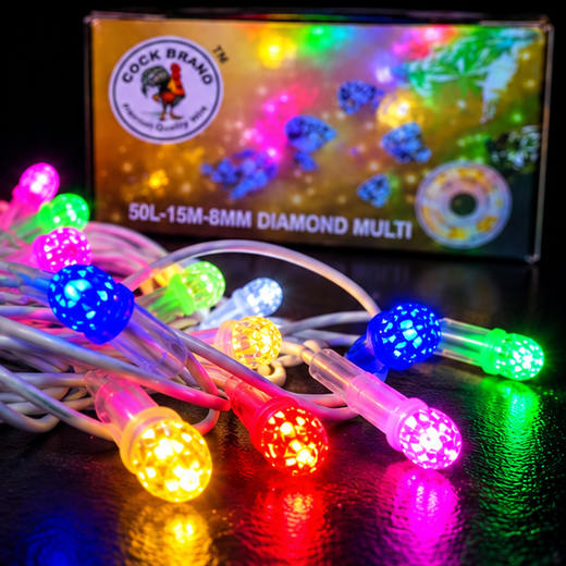 11M Multicolour Kohinoor String Light (Print 15M) 💎✨ - Image 2