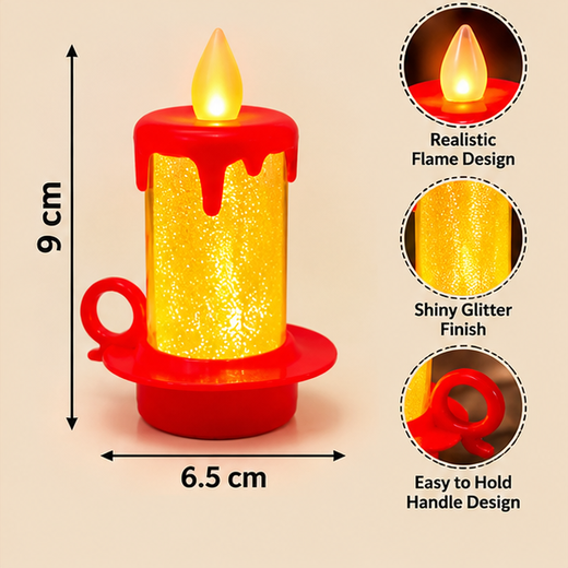 2pc LED Candle (mix colour)🕯️ - Image 4