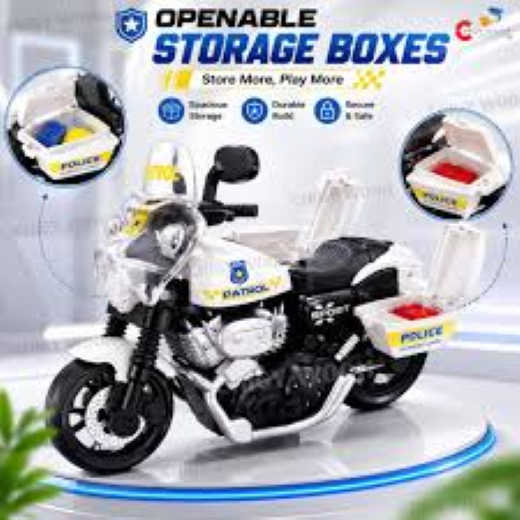 8 PCS POLICE MOTORCYCLE