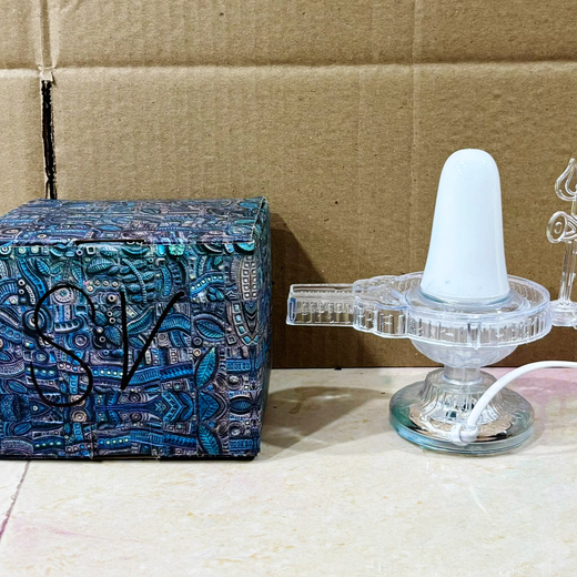 Crystal Multicolour Amaranth Ji Shivling 🔱 - Image 2