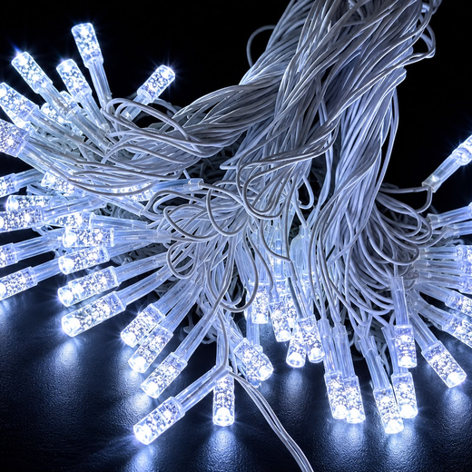 15M Cylinder Pinchu White String Light (12 MM) (Print 25M) ✨