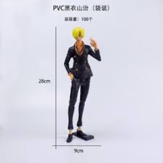 Sanji Black coat 28 cm