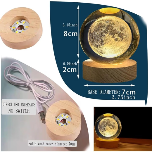 CRYSTAL BALL LAMP