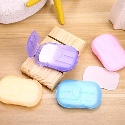 Paper Washing Hand Sheet Soap Box(Pack of 4)