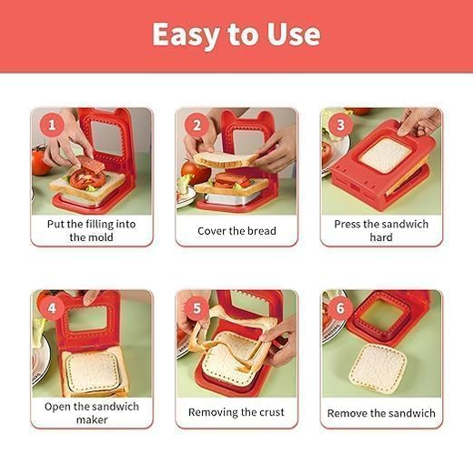 Stainless Steel Square Sandwich Cutter - Image 3