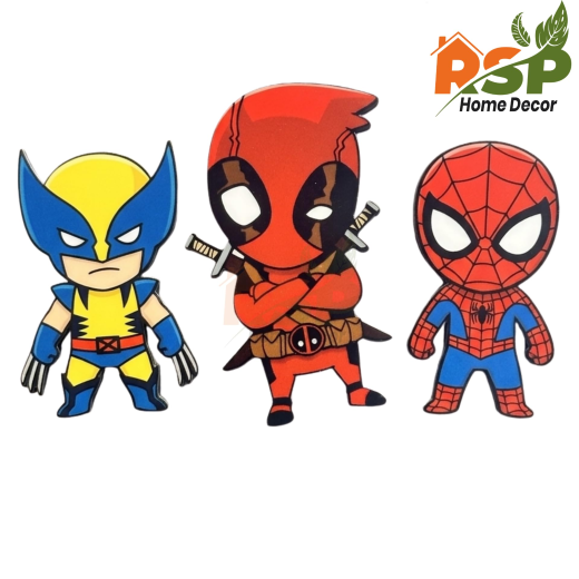 5 pcs Set- Wolvrine & Spidy Set - Image 2