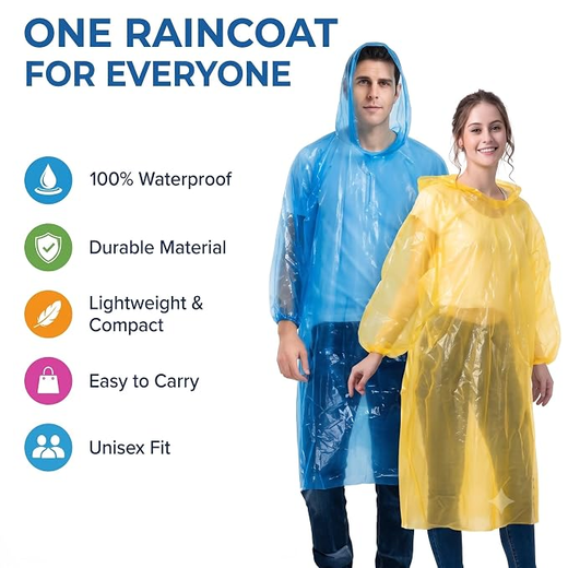 Waterproof Disposable Raincoat - Image 4
