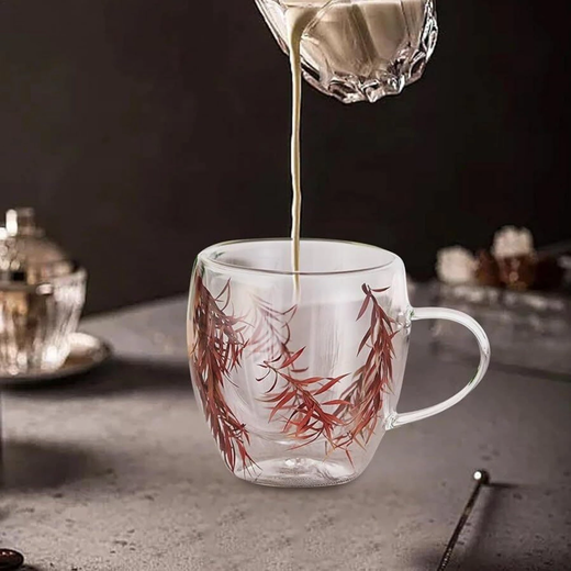 Double Wall Glass Mug - 250ML - Image 4