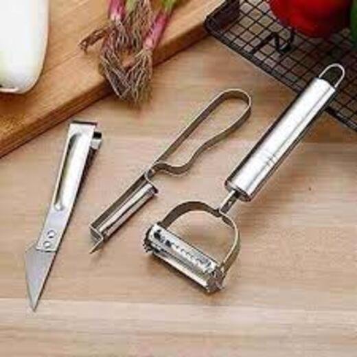 3 Pc Steel Peeler - Image 3