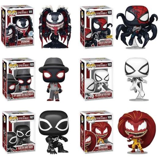 4pcs in 1 box - Spidy/venom pop set - Image 4